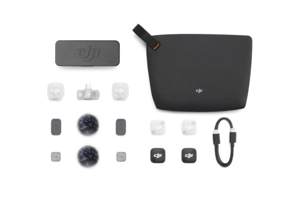 DJI Mic Mini 2 (2 TX + 1 Mobile RX + Charging Case) - topview