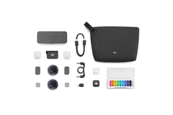 DJI Mic Mini 2 (2 TX + 1 RX + Charging Case) - topview